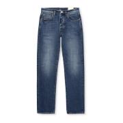 Fortela Slim Fit Denim Byxor Blue, Herr