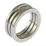 Bvlgari Vintage Pre-owned Silver ringar Gray, Dam