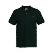 Gant Klassisk Polo Shirt för Män Green, Herr