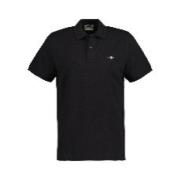 Gant Klassisk Polo Tröja för Män Black, Herr