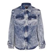 Kenzo Japansk Denim Western T-shirt Blue, Herr