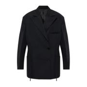 Lanvin Blazer med dragsko i midjan Black, Dam