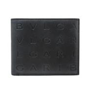 Bvlgari Vintage Pre-owned Laeder plnbcker Black, Herr