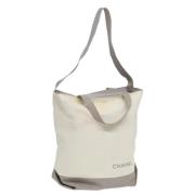 Chanel Vintage Pre-owned Nylon totevskor White, Dam