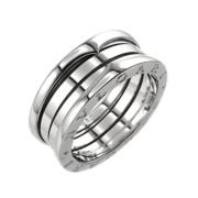 Bvlgari Vintage Pre-owned Silver ringar Gray, Dam