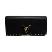 Louis Vuitton Vintage Pre-owned Laeder plnbcker Black, Dam