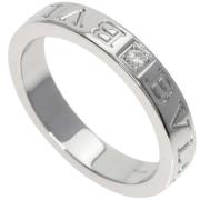 Bvlgari Vintage Pre-owned Silver ringar Gray, Dam