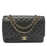 Chanel Vintage Pre-owned Tyg chanel-vskor Black, Dam