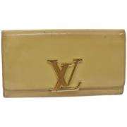 Louis Vuitton Vintage Pre-owned Laeder plnbcker Beige, Dam