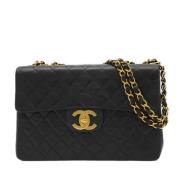 Chanel Vintage Pre-owned Laeder chanel-vskor Black, Dam