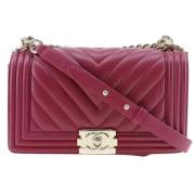 Chanel Vintage Pre-owned Laeder chanel-vskor Pink, Dam