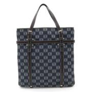 Loewe Pre-owned Pre-owned Canvas handvskor Blue, Dam