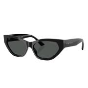 Jimmy Choo Cat-Eye solglasögon med mörkgrå linser Black, Unisex