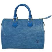 Louis Vuitton Vintage Pre-owned Laeder louis-vuitton-vskor Blue, Dam