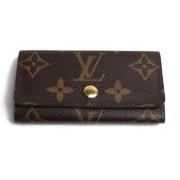 Louis Vuitton Vintage Pre-owned Canvas nyckelhllare Brown, Dam