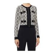 Elisabetta Franchi Stiliga Sweater Kollektion Black, Dam