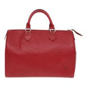 Louis Vuitton Vintage Pre-owned Laeder louis-vuitton-vskor Red, Dam