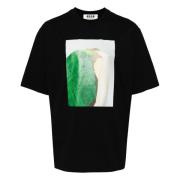 Msgm Svarta T-shirts och Polos Black, Herr