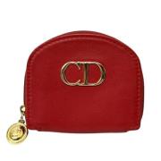 Dior Vintage Pre-owned Laeder plnbcker Red, Unisex