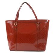 Gucci Vintage Pre-owned Laeder gucci-vskor Red, Dam