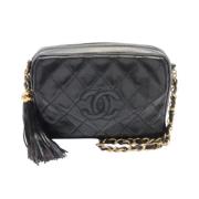 Chanel Vintage Pre-owned Laeder chanel-vskor Black, Dam