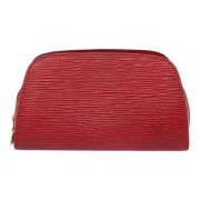 Louis Vuitton Vintage Pre-owned Laeder kuvertvskor Red, Dam