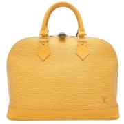 Louis Vuitton Vintage Pre-owned Laeder louis-vuitton-vskor Yellow, Dam