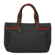 Gucci Vintage Pre-owned Canvas gucci-vskor Black, Dam