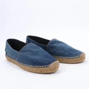 Yves Saint Laurent Vintage Pre-owned Canvas espadriller Blue, Dam