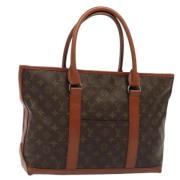 Louis Vuitton Vintage Pre-owned Canvas totevskor Brown, Dam