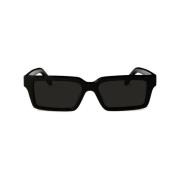 Off White Svarta solglasögon Snygg UV-skydd Black, Unisex