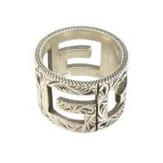 Gucci Vintage Pre-owned Silver ringar Gray, Herr