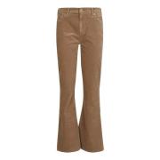 7 For All Mankind Velvet Cafe Crema Jeans Brown, Dam