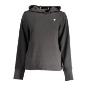 K-Way Huvtröja med långa ärmar Teknisk Sweatshirt Svart Black, Dam