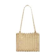 Paco Rabanne Ljus Guld 1969 Clutch Väska Beige, Dam