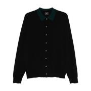 Paul Smith Merinoull Polo Tröja Svart Black, Herr