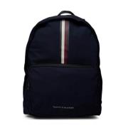 Tommy Hilfiger Stilig Skyline Stripe Ryggsäck för Män Blue, Herr