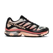 Salomon Svarta Sneakers med Gummilogo Print Multicolor, Herr