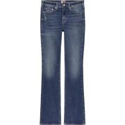 Tommy Jeans Blå Distressed Denim Klockbyxor Blue, Dam