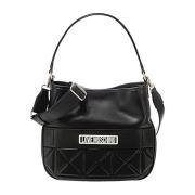 Love Moschino Stilren Läder Väska Black, Dam