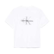 Calvin Klein Jeans Vit Sweater Kollektion White, Dam