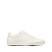 Brunello Cucinelli Off-White Läder Sneaker Logo Print White, Herr