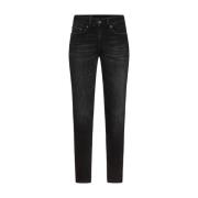 Dondup Skinny Jeans Monroe Black, Dam