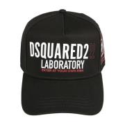 Dsquared2 Stilig Hatt för Män och Kvinnor Black, Herr