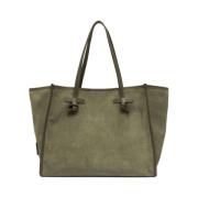 Gianni Chiarini Läder Crossbody Väska Green, Dam