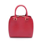 Louis Vuitton Vintage Pre-owned Laeder handvskor Red, Dam