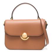 Furla Mini Top Handtag Väska Brown, Dam