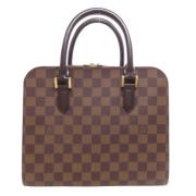 Louis Vuitton Vintage Pre-owned Canvas louis-vuitton-vskor Brown, Dam