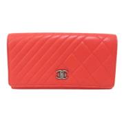 Chanel Vintage Pre-owned Laeder plnbcker Red, Dam