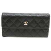 Chanel Vintage Pre-owned Laeder plnbcker Black, Dam